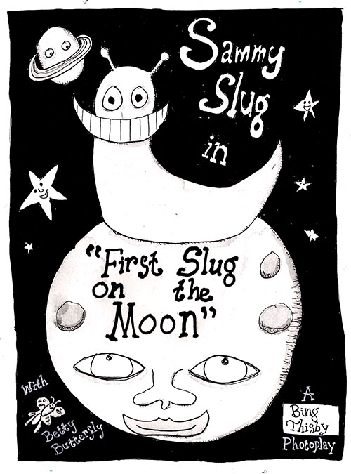first slug on the moon